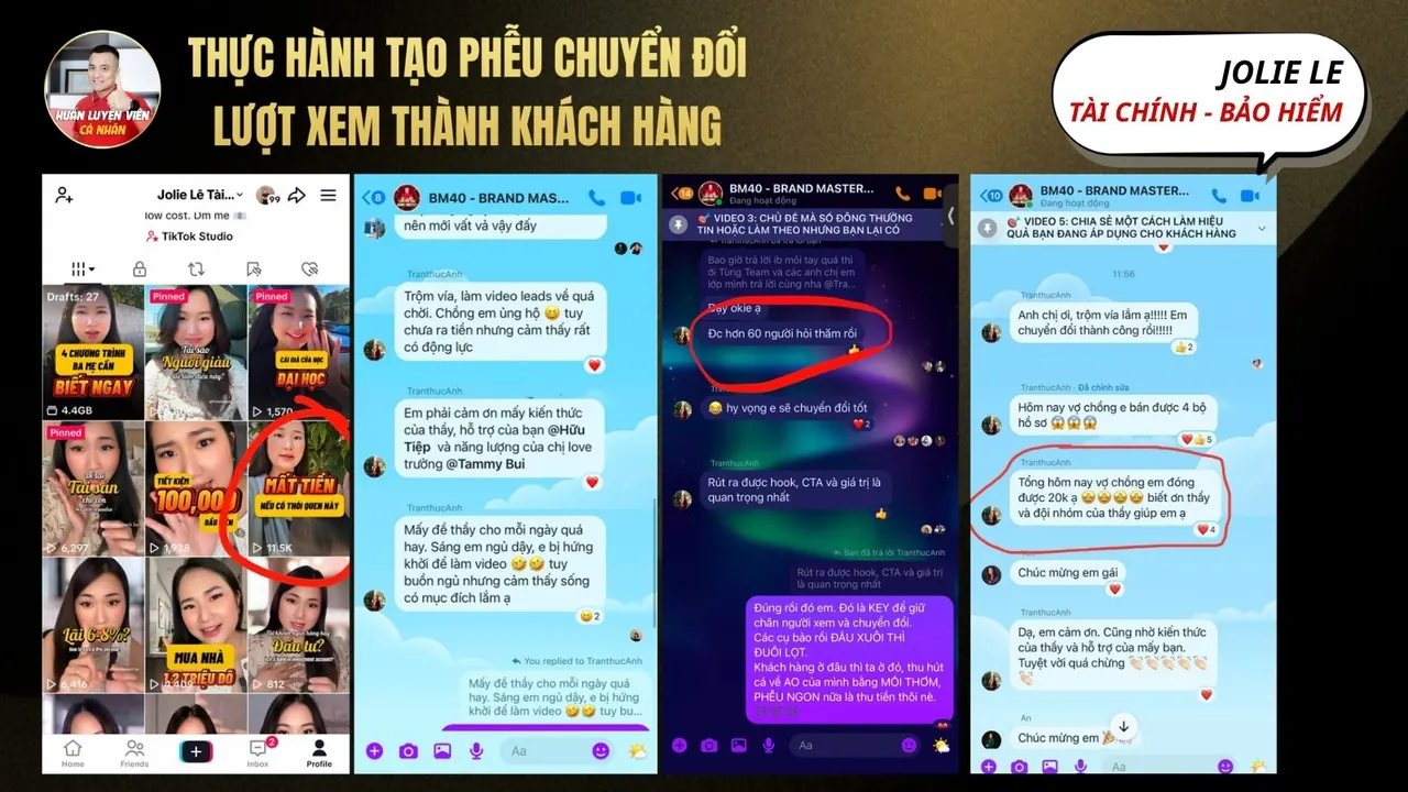 Tin nhắn của Jolie Le