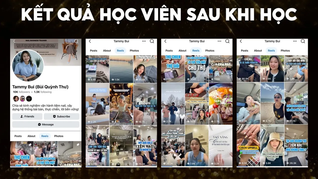 Kết quả kênh của Tammy Bui