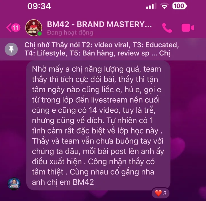 Tin nhắn của Mia